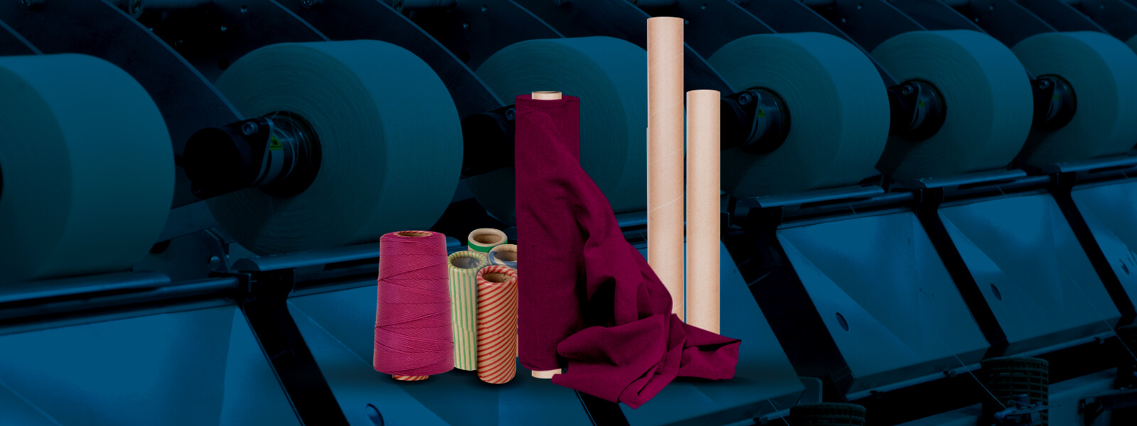 Reciclagem na produção de tubos de papelão