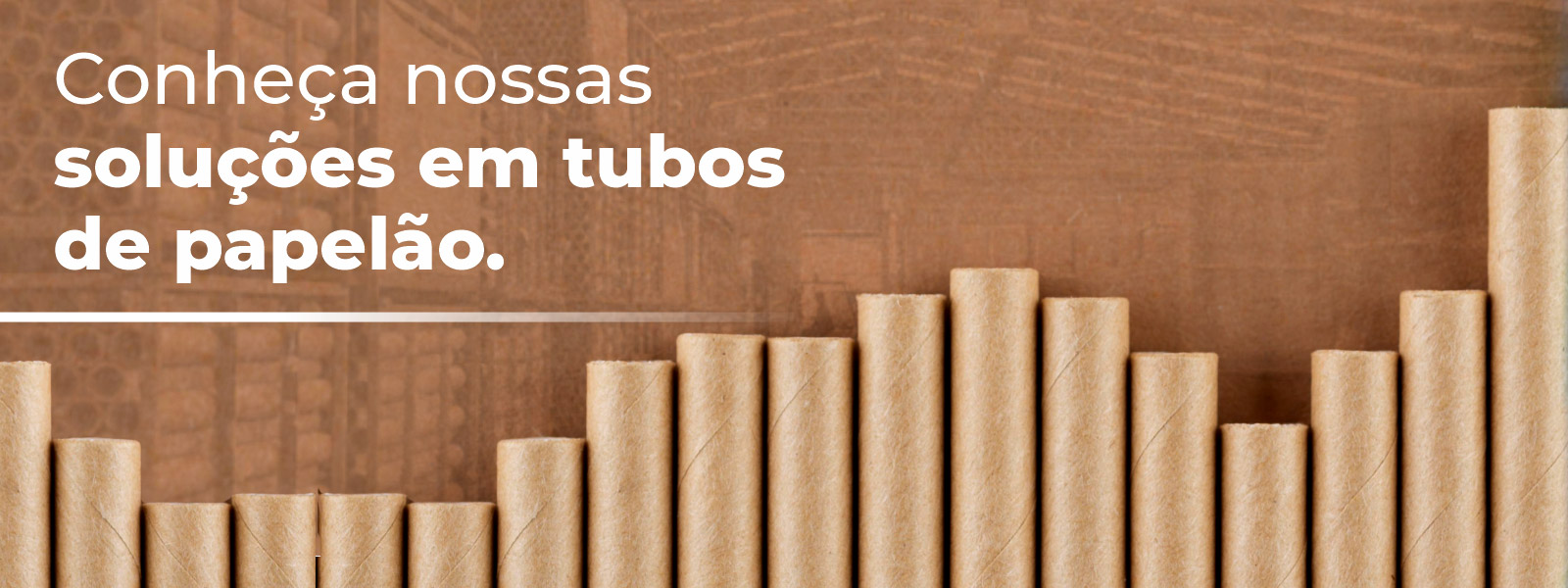 Conheça nossas soluções em tubos de papelão